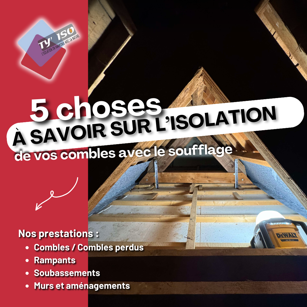 5 choses à savoir sur l'isolation de vos combles avec le soufflage