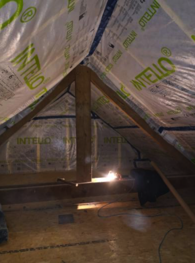 Rénovation d'une bâtisse ancienne avec isolations écologique des rampants à Saint Nolff 5 Bâtisse Saint-Nolff