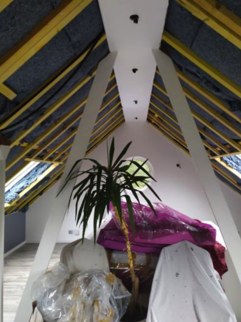 Isolation des rampants à pluneret