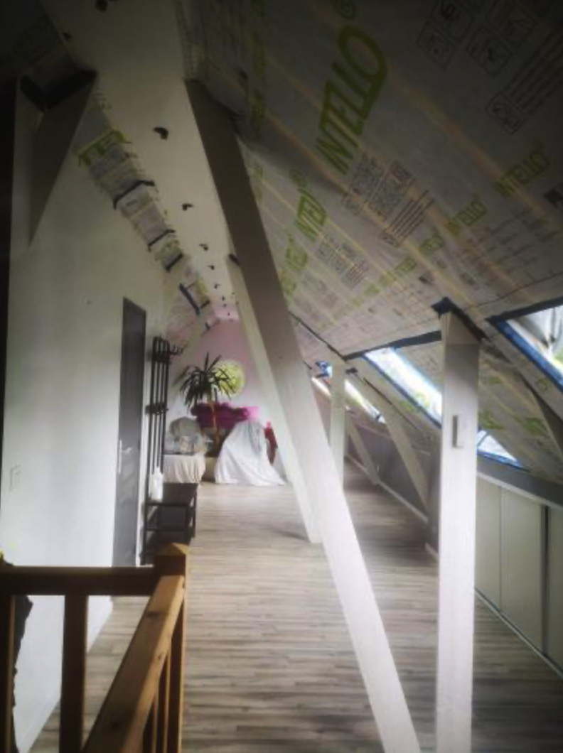 Isolation des rampants à pluneret